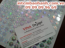 In tem chống hàng giả từ decal phản quang cho Microheli