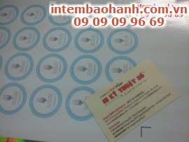 In tem nhãn giá rẻ, In decal giá rẻ tại TPHCM