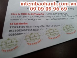 In tem vỡ làm tem đảm bảo cho Kachi House