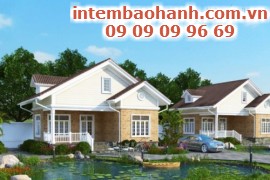Nhà mái Thái 1 tầng - Sơn đuổi muỗi Antimos